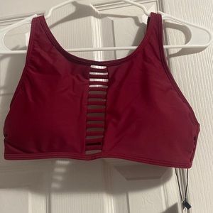 H2oh Colours Burgundy bikini top